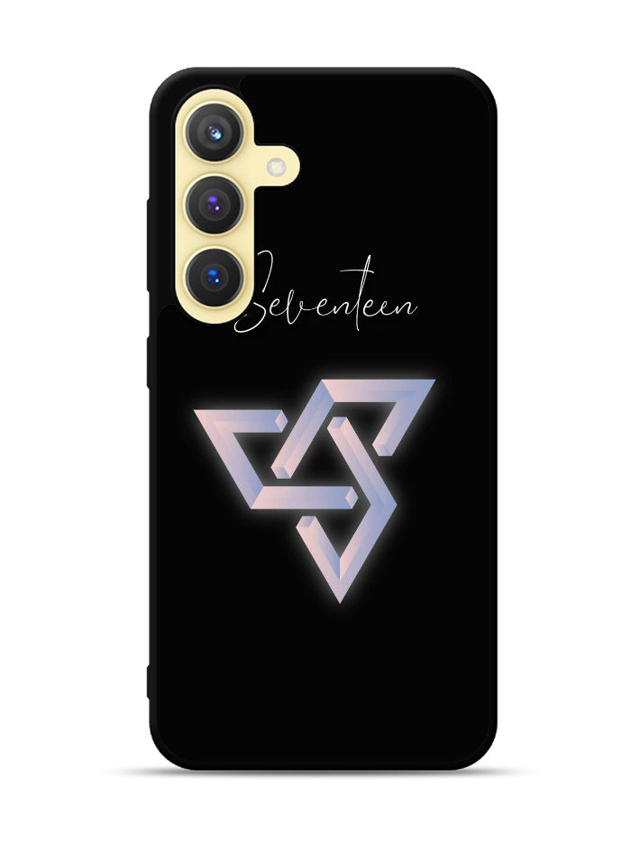 Seventeen Black Logo Samsung Galaxy S24 5G Case OV8664