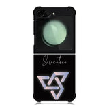 Seventeen Black Logo Samsung Galaxy Z Flip 6 5G 2024 Case OV8664