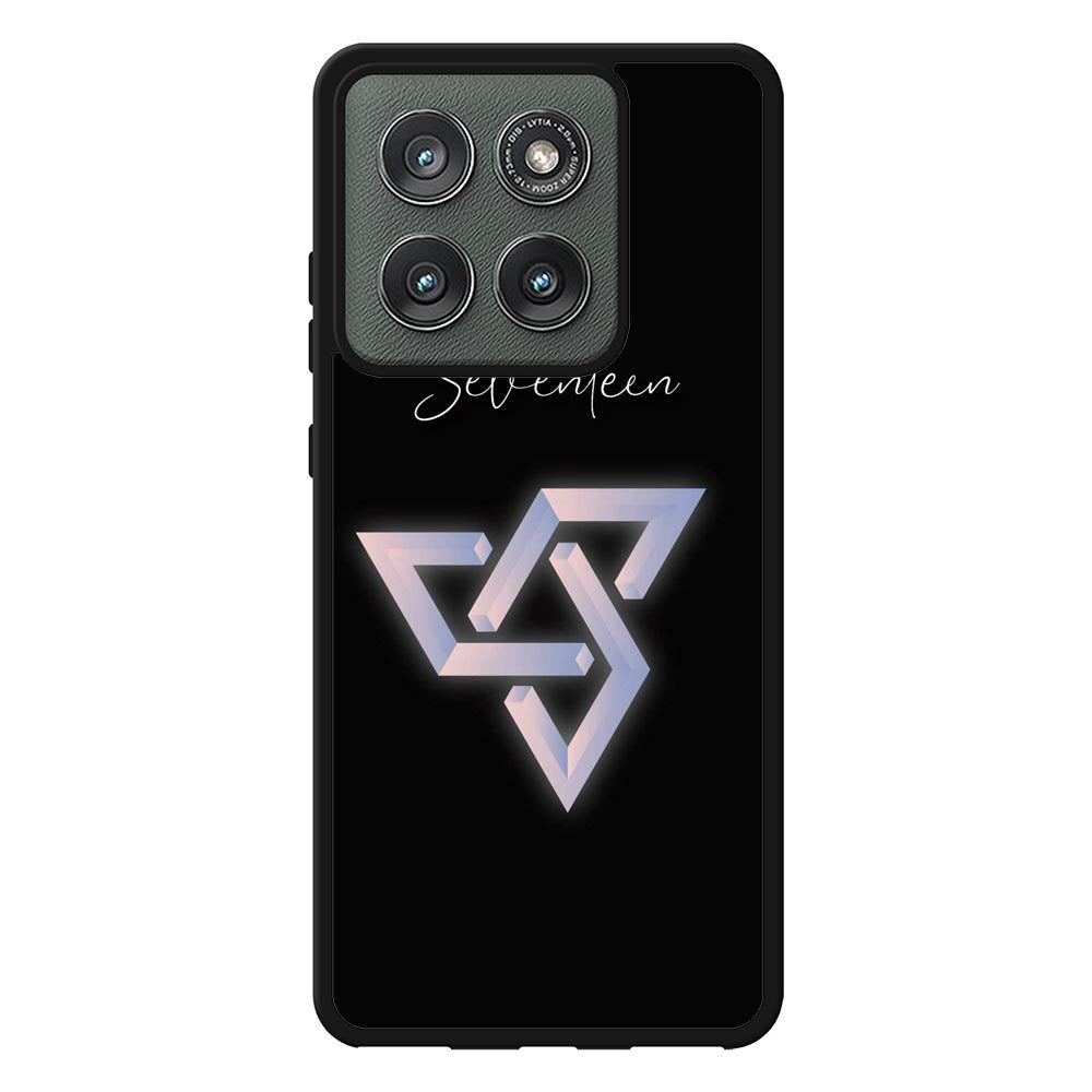 Seventeen Black Logo Motorola Moto Edge 2025 Case OV8664