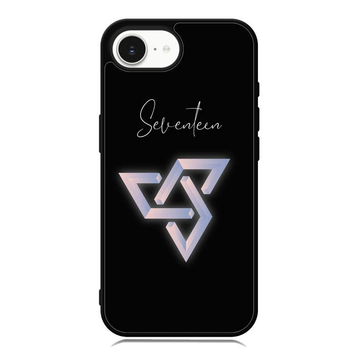 Seventeen Black Logo iPhone 16e Case OV8664