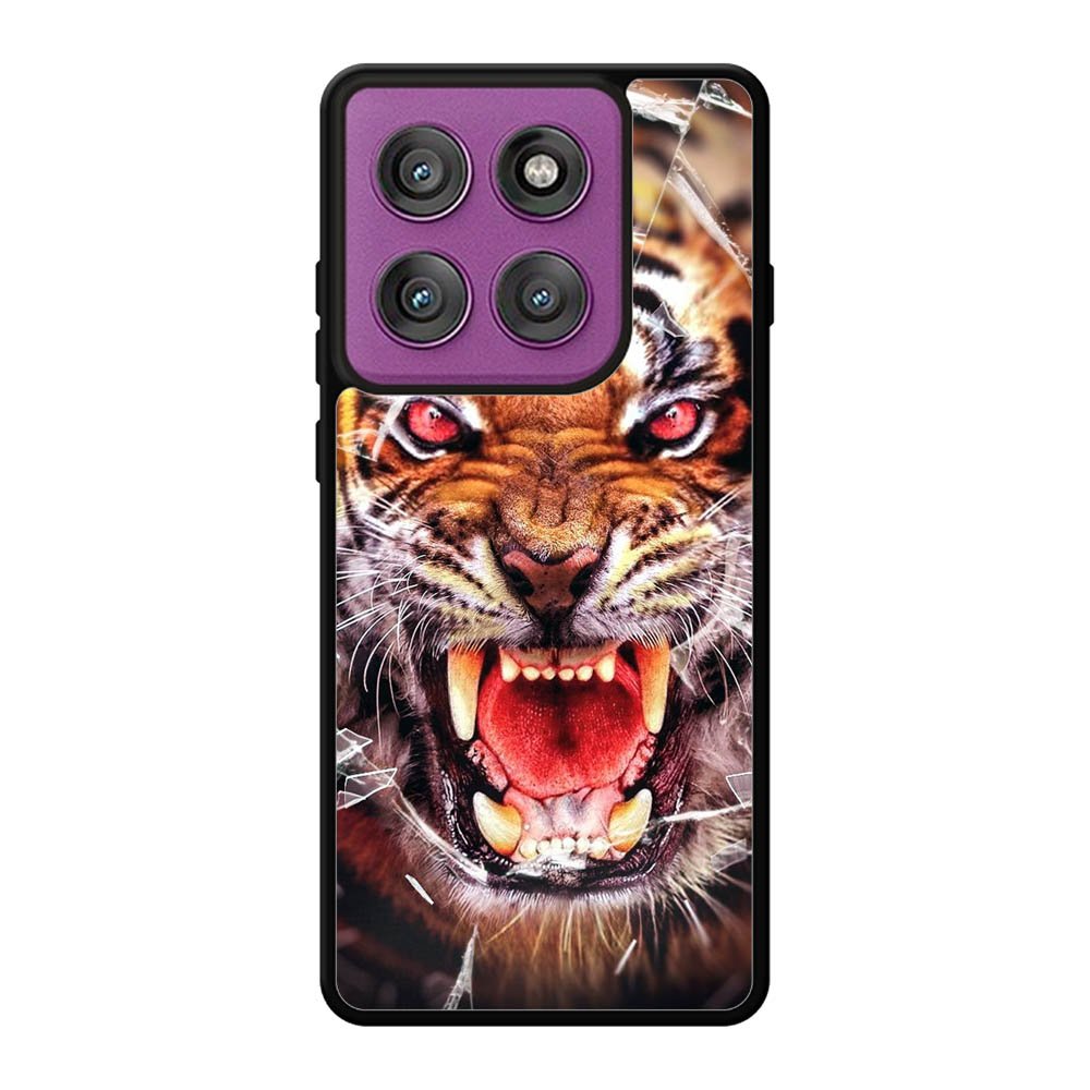 Angry Tiger Roar Motorola Moto Edge 60 Pro Case QC8676