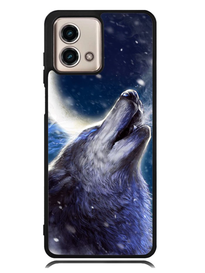 White Wolf Motorola Moto G Stylus 5G 2023 Case OV8672