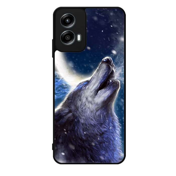 White Wolf Motorola Moto G Play 2024 Case OV8672
