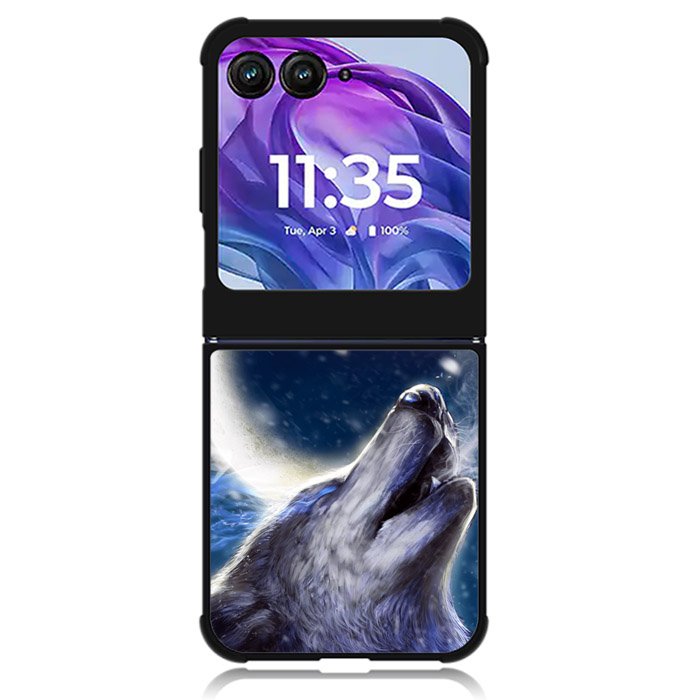 White Wolf Motorola Moto Razr Plus 2024 , Moto Razr+ 2024 Case OV8672