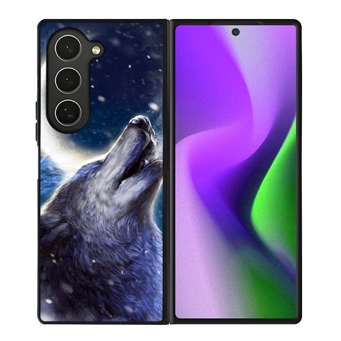 White Wolf Samsung Galaxy Z Fold 6 5G 2024 Case OV8672