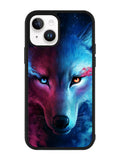 Wolf Art Blue Red iPhone 15 Plus Case OV8673