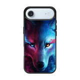 Wolf Art Blue Red iPhone Air Case QC8673