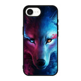 Wolf Art Blue Red iPhone 17e Case QC8673