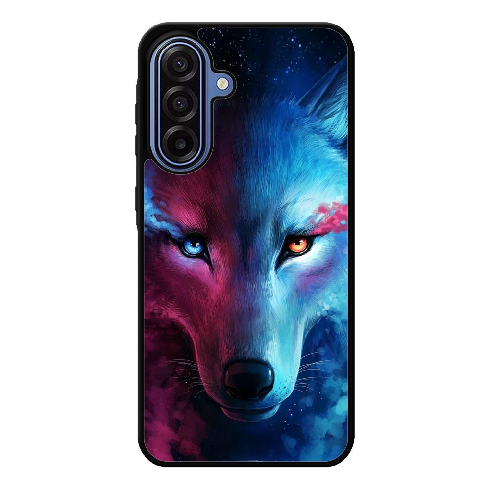 Wolf Art Blue Red Samsung Galaxy A17 Case QC8673