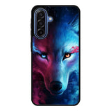 Wolf Art Blue Red Samsung Galaxy A17 Case QC8673