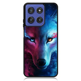 Wolf Art Blue Red Motorola Moto G Stylus 5G 2025 Case OV8673