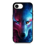 Wolf Art Blue Red iPhone 16e Case OV8673