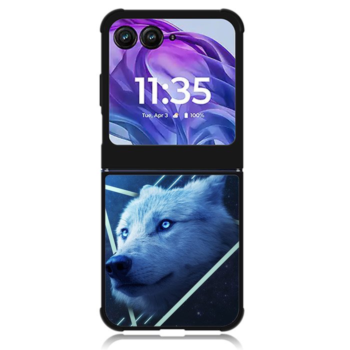 Wolf Astral Animal Art Motorola Moto Razr Plus 2024 , Moto Razr+ 2024 Case OV8674