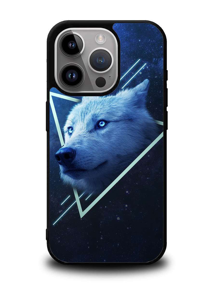 Wolf Astral Animal Art iPhone 16 Pro Max Case QC8674