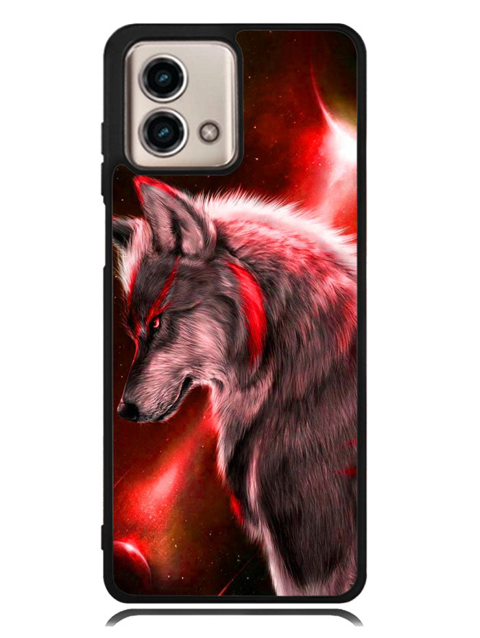 Cool Wolf Red Motorola Moto G Stylus 5G 2023 Case