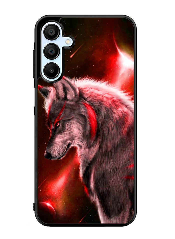 Cool Wolf Red Samsung Galaxy A15 5G Case