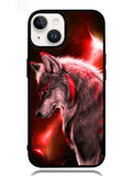 Cool Wolf Red iPhone 14 Case OV8680