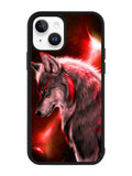 Cool Wolf Red iPhone 15 Case OV8680