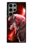 Cool Wolf Red Samsung Galaxy S23 Ultra 5G Case