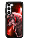 Cool Wolf Red Samsung Galaxy S23 5G Case