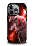 Cool Wolf Red iPhone 16 Pro Case