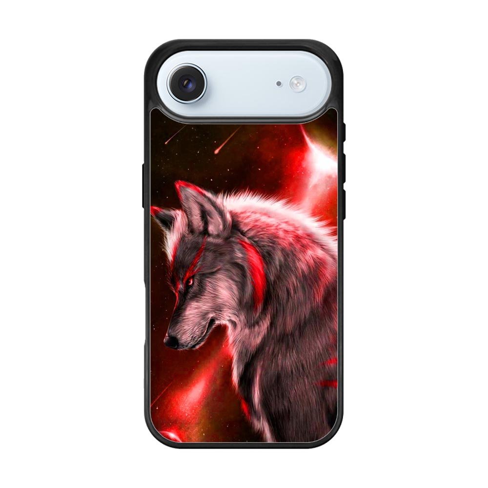 Cool Wolf Red iPhone Air Case