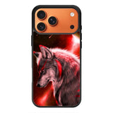 Cool Wolf Red Samsung Galaxy S26 Case