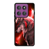 Cool Wolf Red Motorola Moto Edge 60 Pro Case