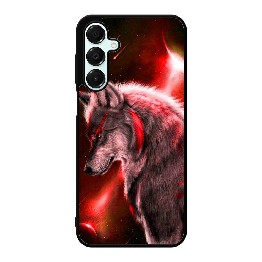 Cool Wolf Red Samsung Galaxy A16 Case OV6917