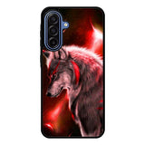 Cool Wolf Red Samsung Galaxy A17 Case