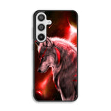Cool Wolf Red Samsung Galaxy A26 Case OV1244