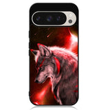 Cool Wolf Red Google Pixel 9 | Pixel 9 Pro Case