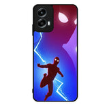Spiderman lightning Blue Motorola Moto G Play 2024 Case OV8651