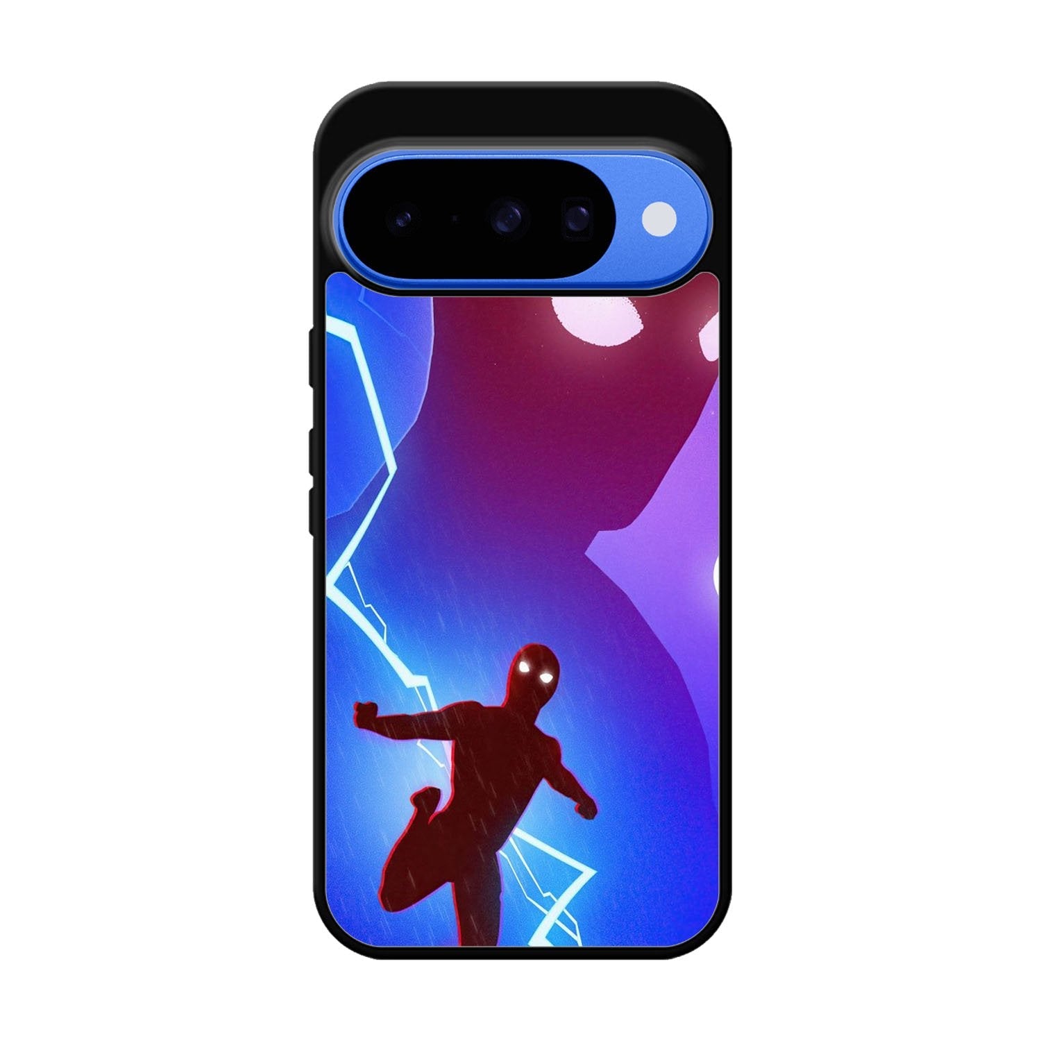 Spiderman lightning Blue Google Pixel 10 Case OV8651