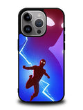Spiderman lightning Blue iPhone 16 Pro Max Case OV8651