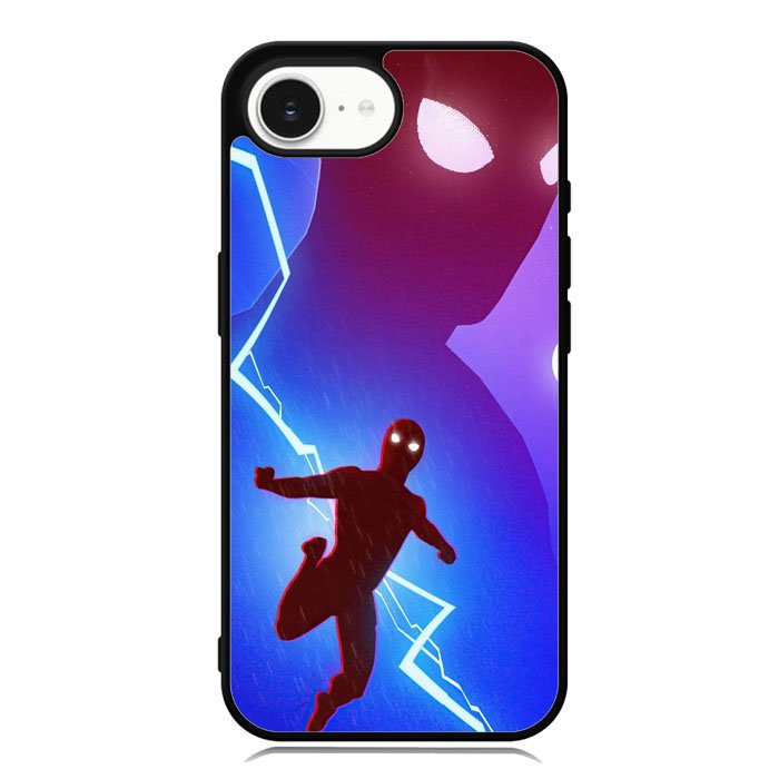 Spiderman lightning Blue iPhone 16e Case OV8651