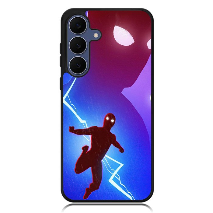 Spiderman lightning Blue Samsung Galaxy S25 FE Case OV8651