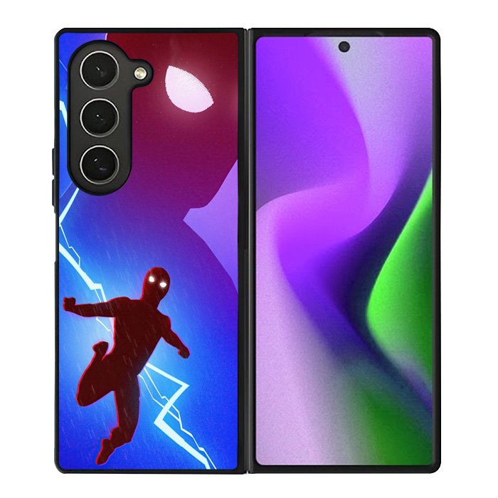 Spiderman lightning Blue Samsung Galaxy Z Fold 6 5G 2024 Case OV8651