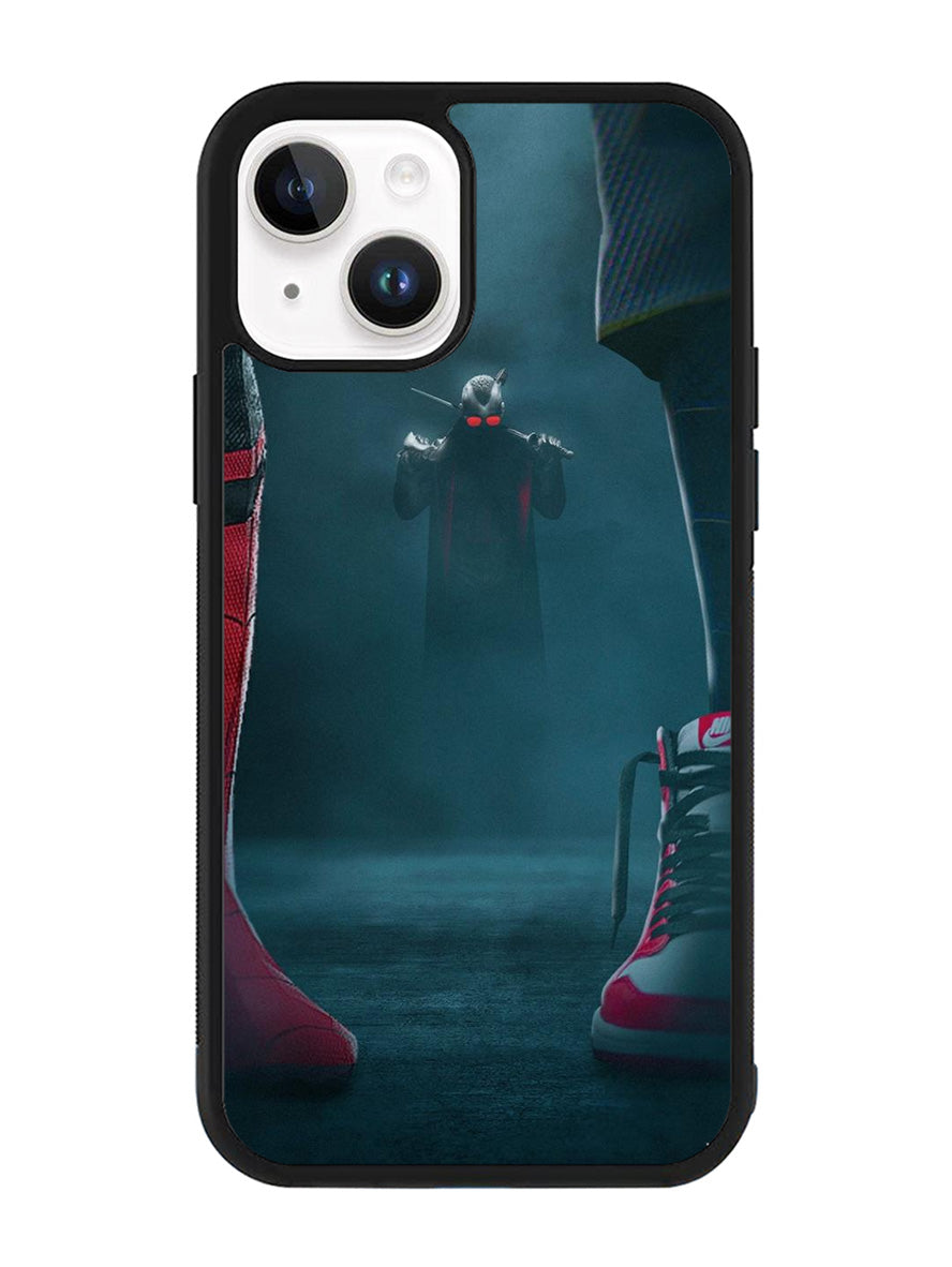 Spiderman feet iPhone 14 Plus Case QC8646