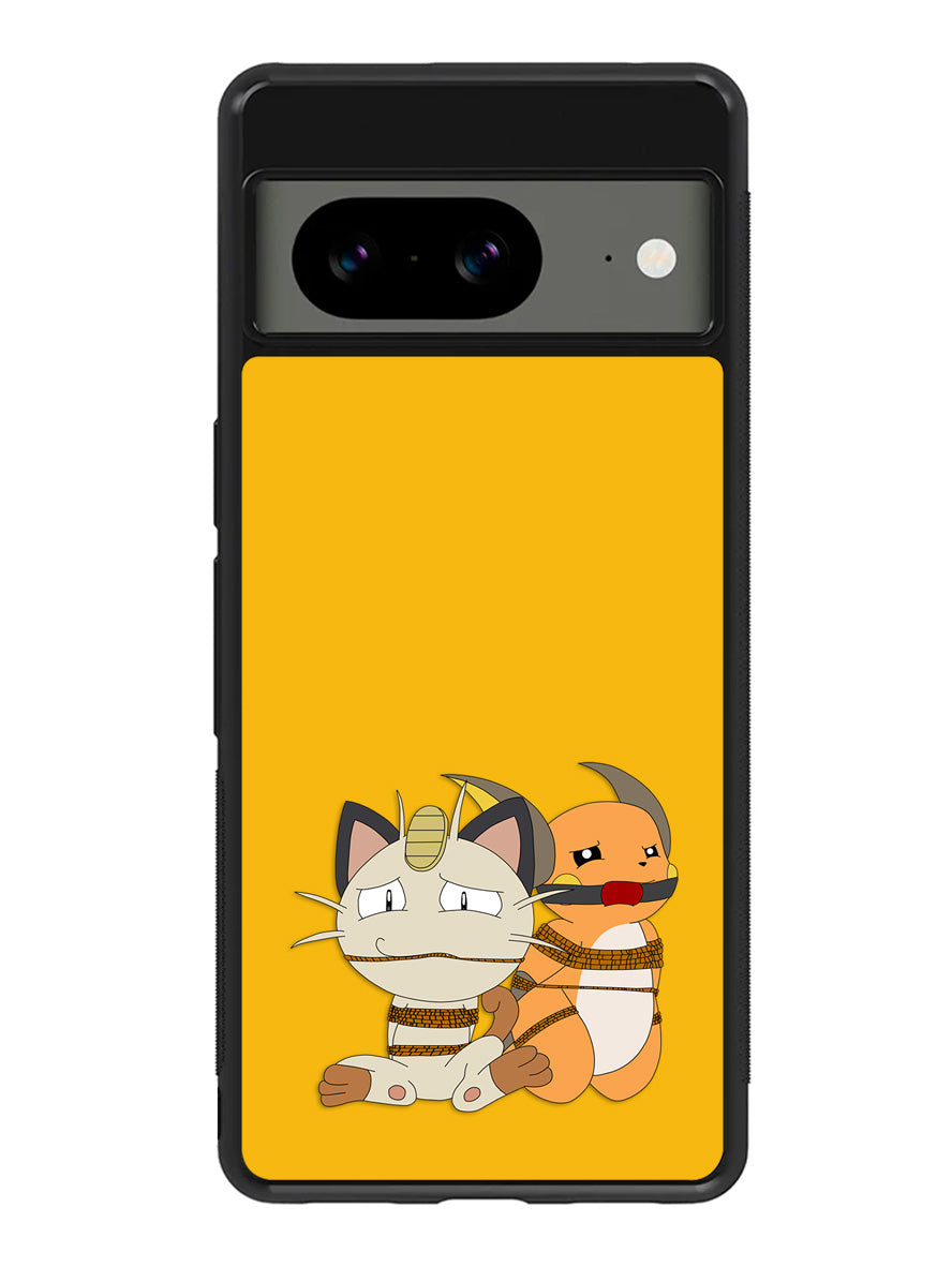 Raichu Comic Cat Pikachu Google Pixel 8A Case QC8637