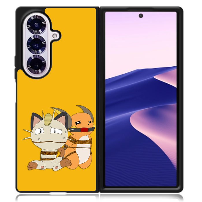 Raichu Comic Cat Pikachu Samsung Galaxy Z Fold 7 Case OV8637
