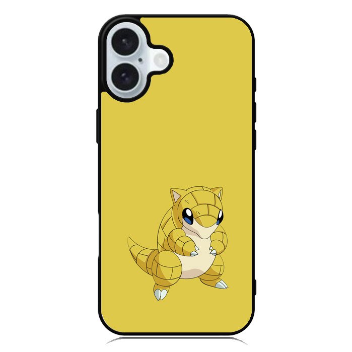 Sandshrew Pokemon iPhone 16 Plus Case QC8634