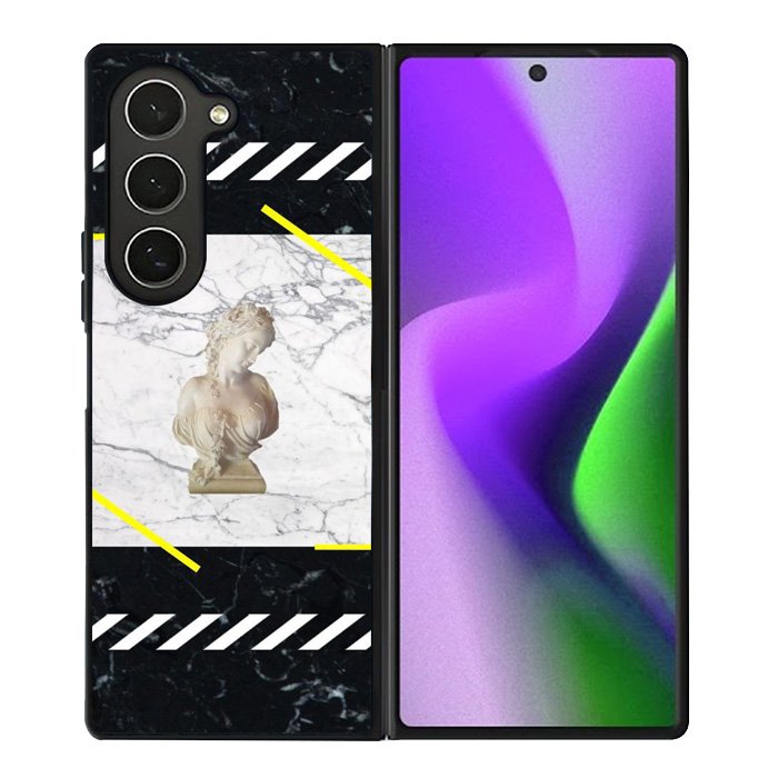 The Off-White Samsung Galaxy Z Fold 6 5G 2024 Case OV2223