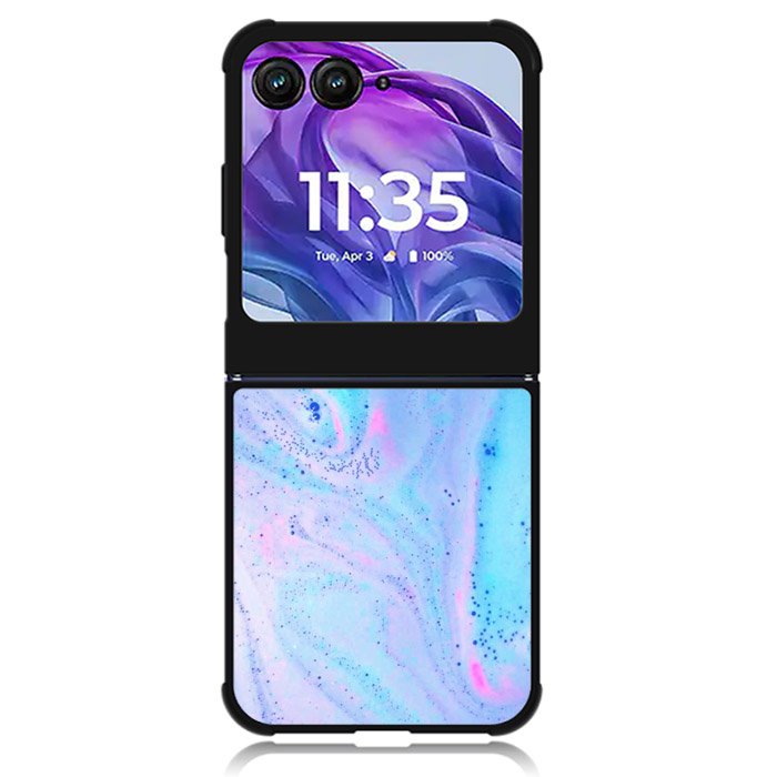 Pink backgroundMotorola Moto Razr Plus 2024 , Moto Razr+ 2024 Case OV0055