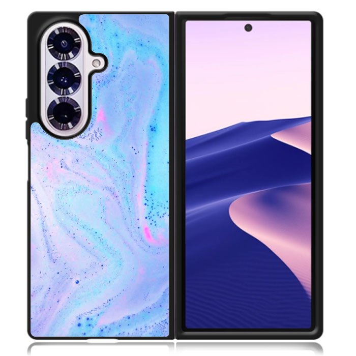 Pink backgroundSamsung Galaxy Z Fold 7 Case OV0055