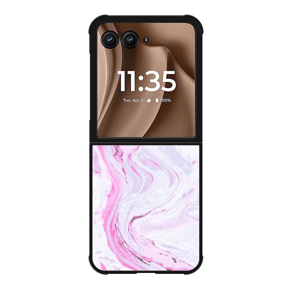 Pink Oil Painting Motorola Moto RAZR Plus 2025 Case OV2915