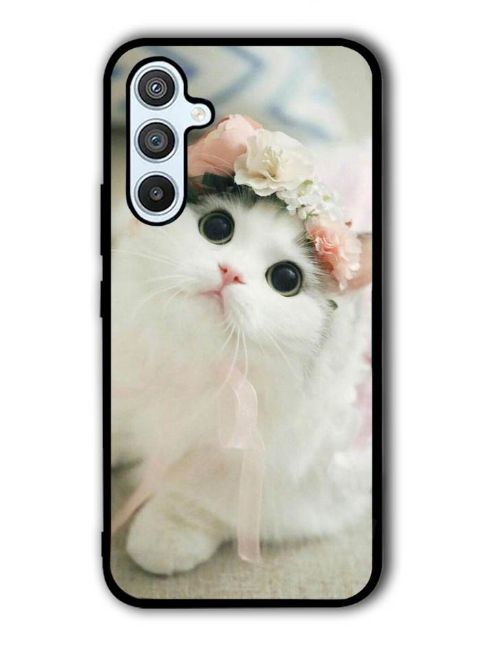 White Cat Samsung Galaxy A54 5G Case OV5735