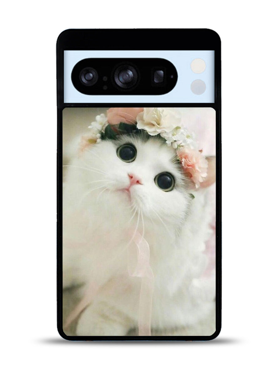White Cat Google Pixel 8 Pro Case QC5735