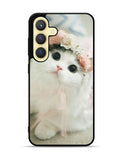 White Cat Samsung Galaxy S25 Plus 5G , Samsung Galaxy S25+ 5G Case OV5735