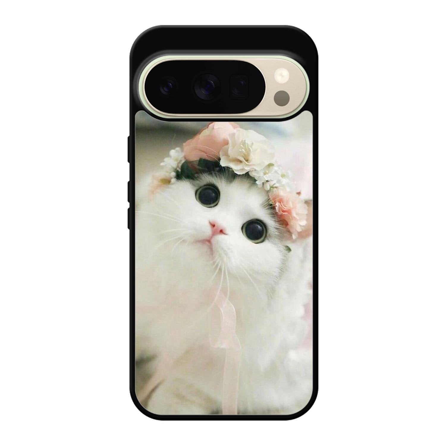 White Cat Google Pixel 10 Pro Case QC5735